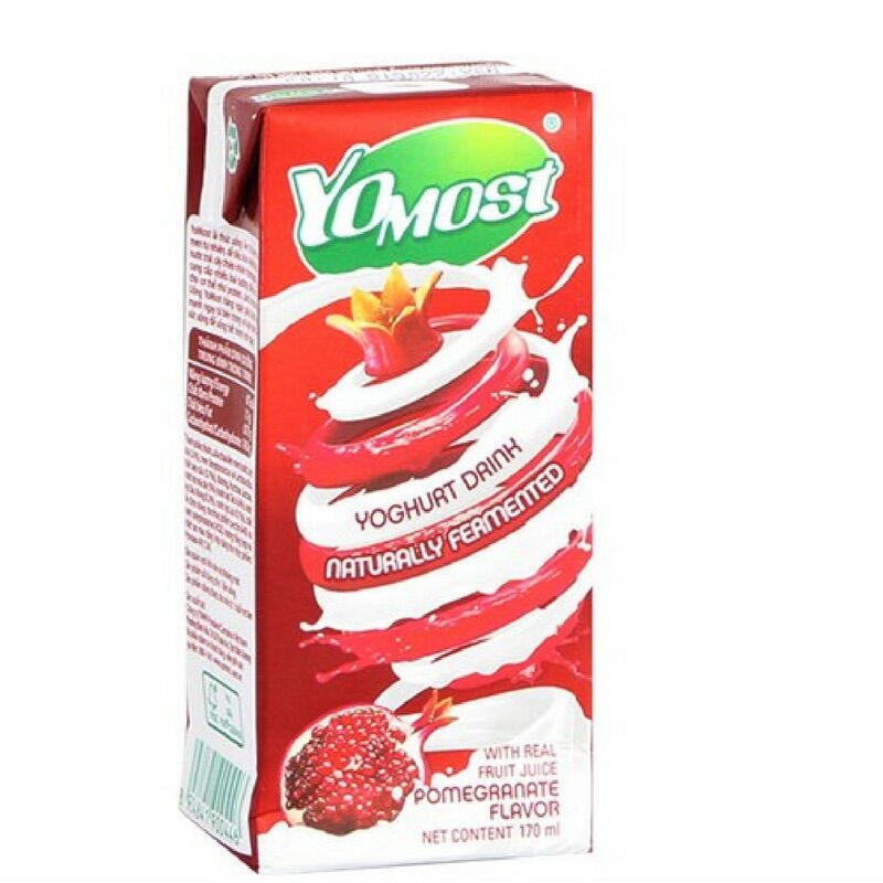 [HCM]Thùng 48 hộp sữa chua yomost lựu 170ml