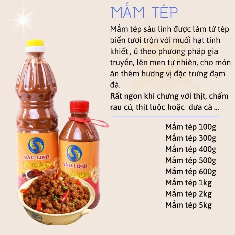 Mắm Tép chưng thịt Ba Làng Thanh Hóa chai 1 lít