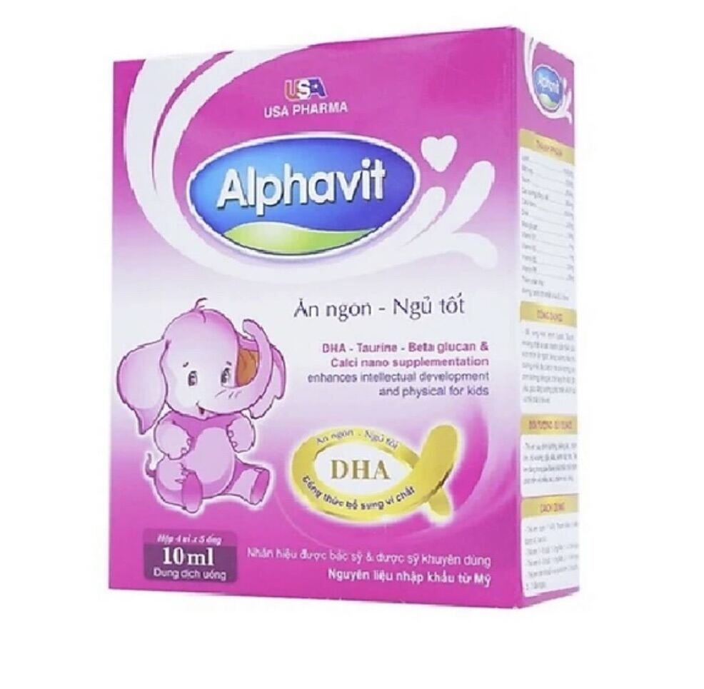 Alphavit: giúp bé ăn ngon ngủ ngoan, tăng cường sức đề kháng