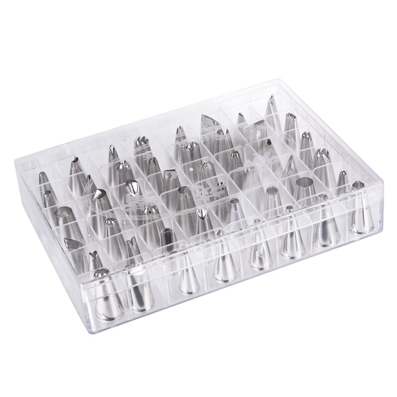 Bộ đui bắt kem 48 đầu đui bắt kem inox 304 bộ đui bắt kem cửa hàng bánh kem thường dùng