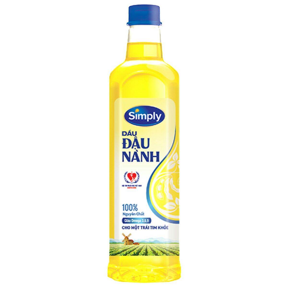 Dầu đậu nành simply chai 1l