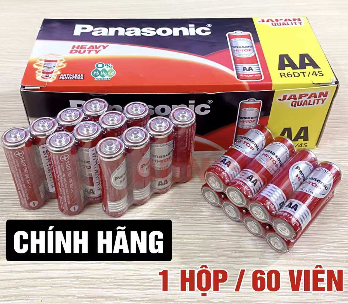 Pin AA Panasonic - Hàng nhập khẩu Chính hãng 100%