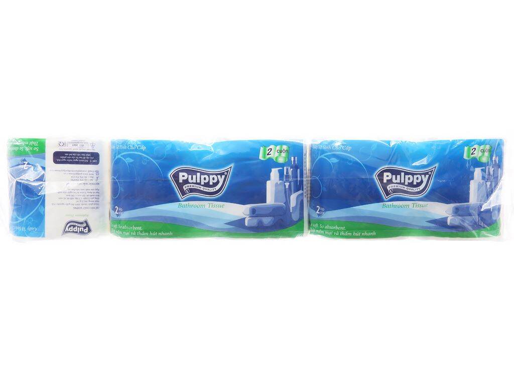 Giấy vệ sinh Pulppy 10 cuộn 2 lớp