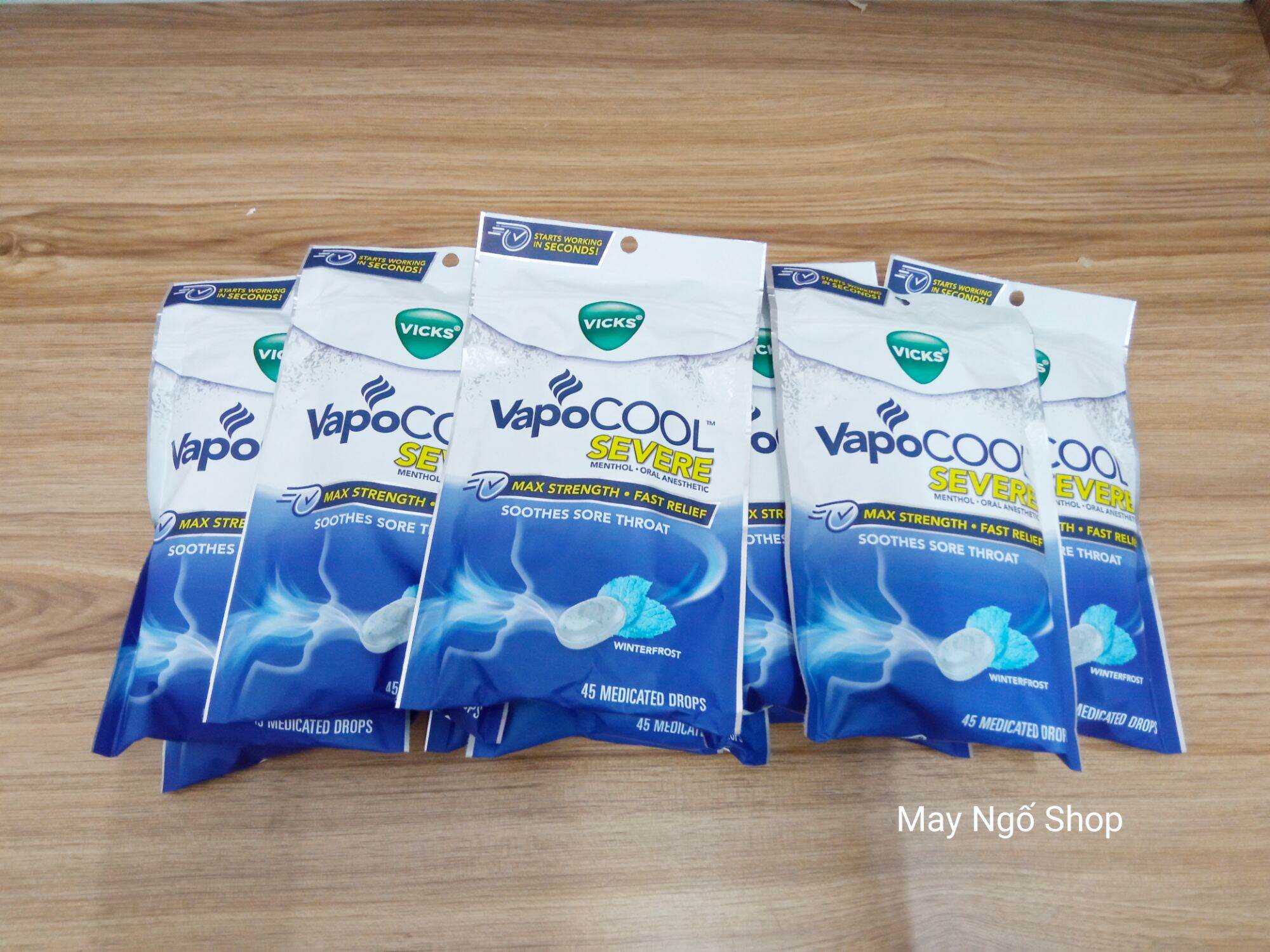 VapoCool - Kẹo đau họng bạc hà cực mạnh