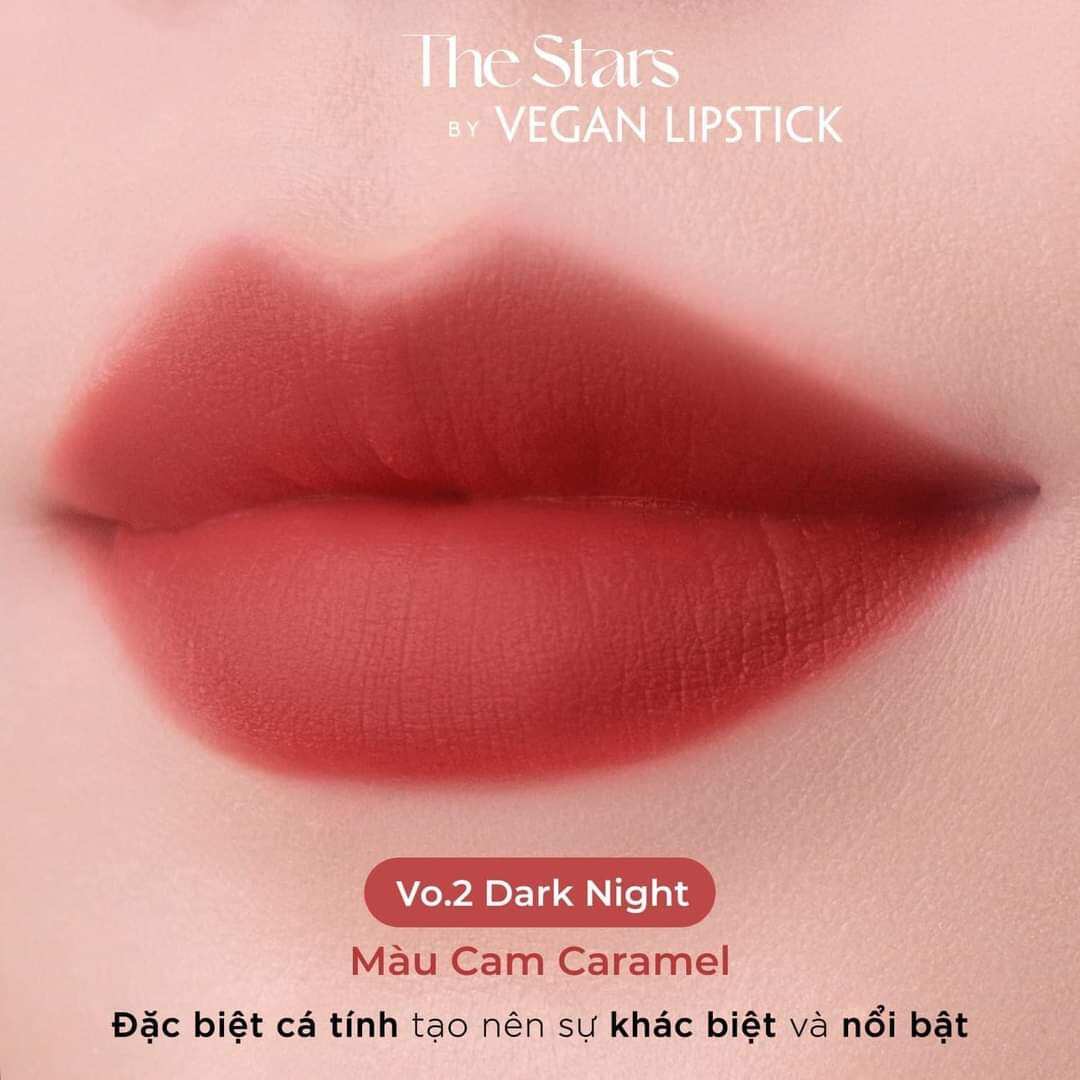 Son Kem Lì thuần chay VEGAN LIPSTICK ( Combo 3 thỏi son - Tặng sữa tẩy trang 155k)