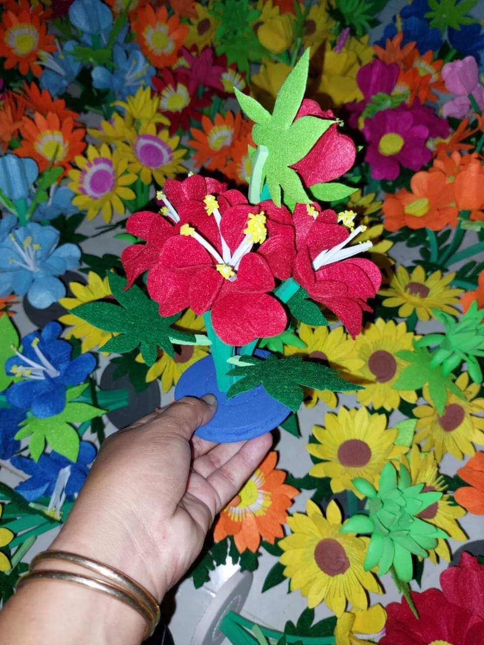 (ĐỒ DÙNG MẦM NON) 1 HOA NỈ