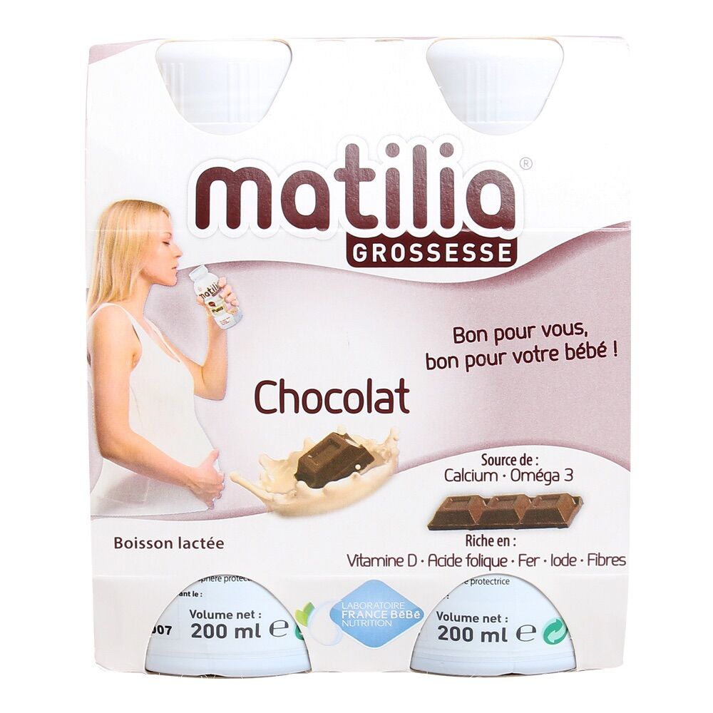 (HCM) [DATE 2025] Sữa bầu matilia (Pháp) 4 chai x 200ml