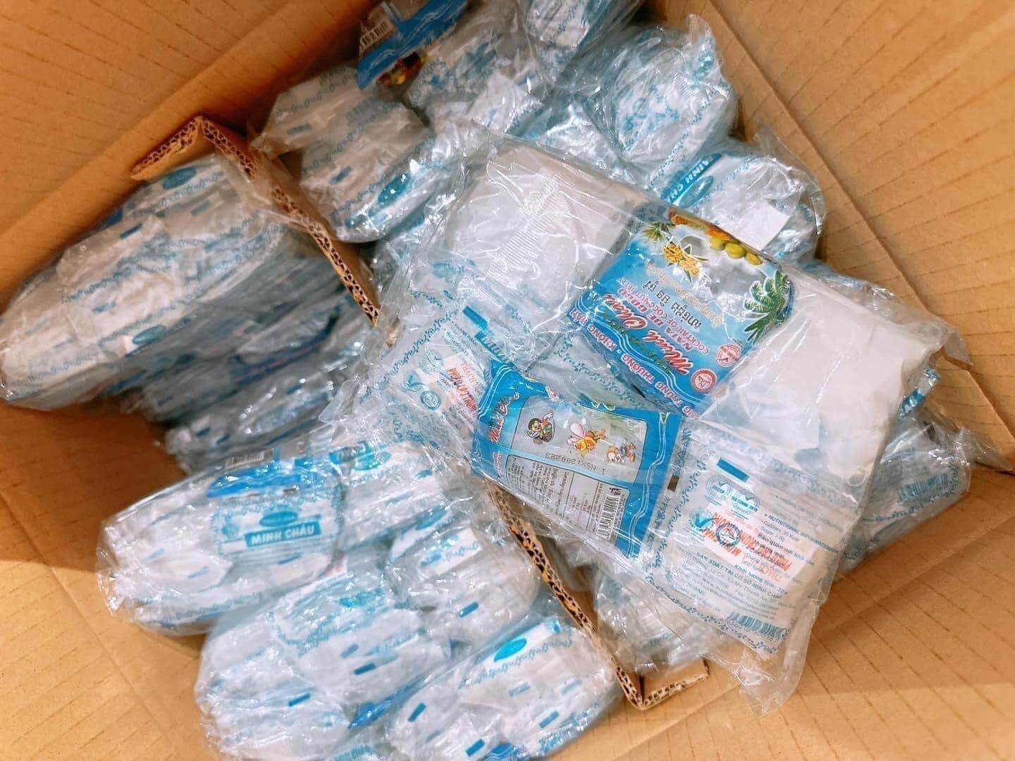 Combo 22 Gói thạch dừa ăn liền Minh Châu ( thạch dừa tuổi thơ  )
