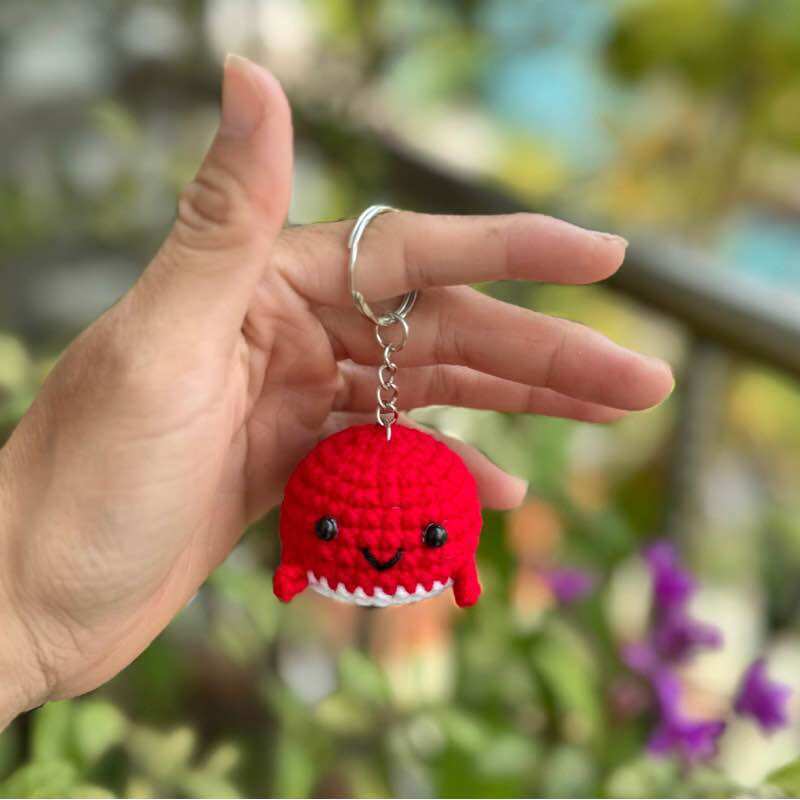 [ HÀNG CÓ SẴN ] Móc khoá Cá Heo mini len - 100% Handmade