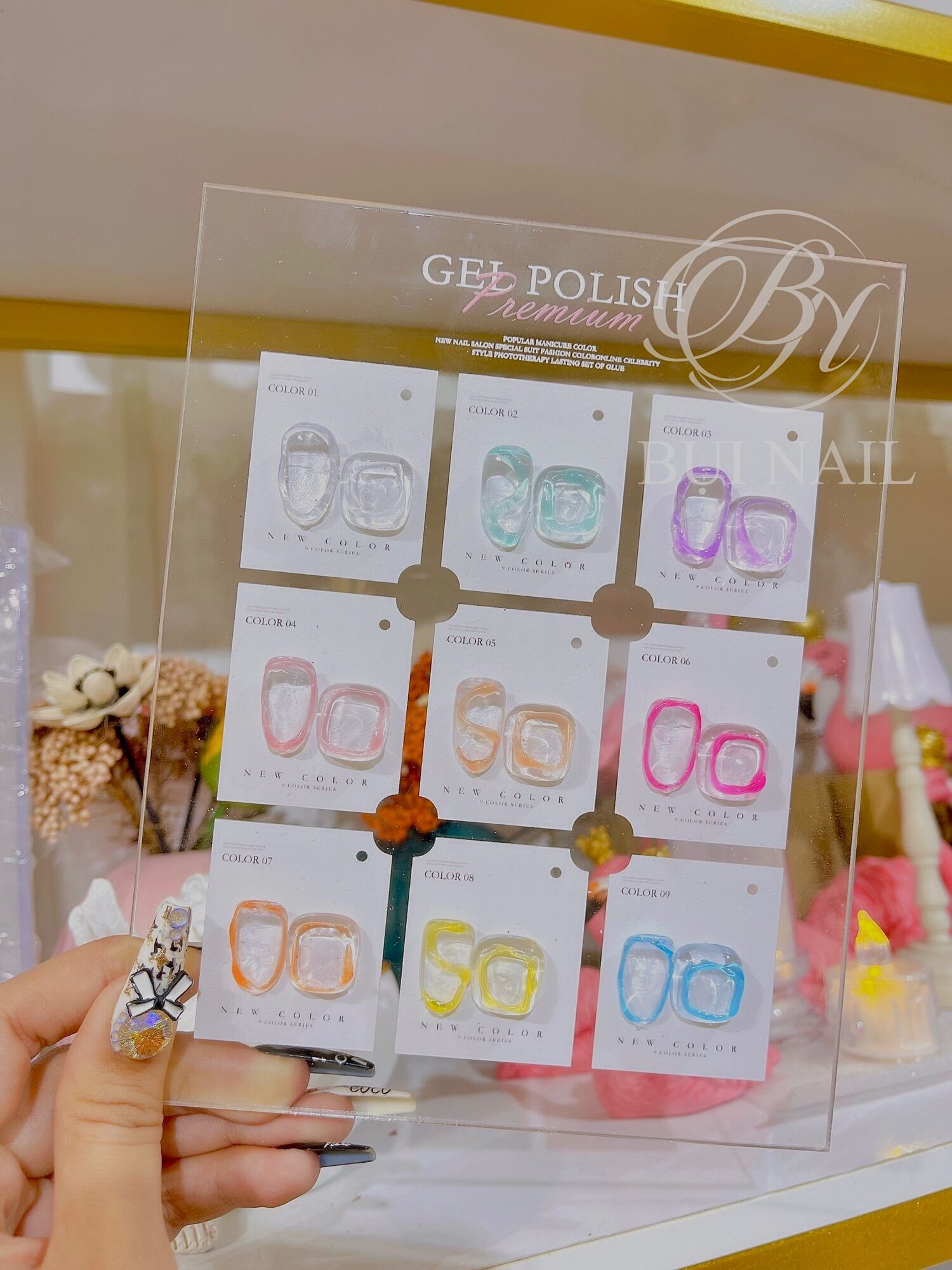 SET GEL NỔI 12 TUÝP NẶN MẪU TONE HÀN