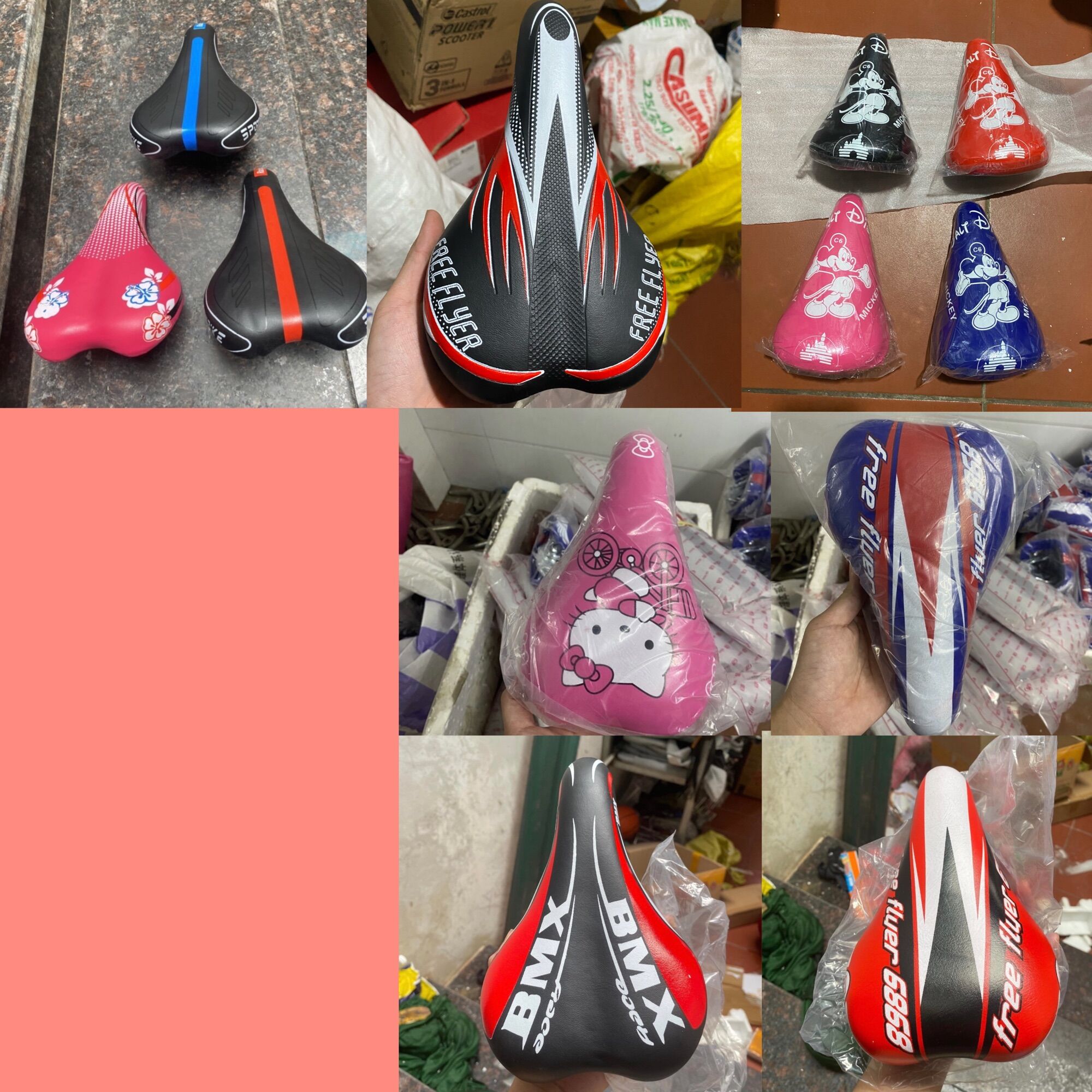 Yên xe đạp trẻ em,yên ngồi xe đạp cho bé trai gái