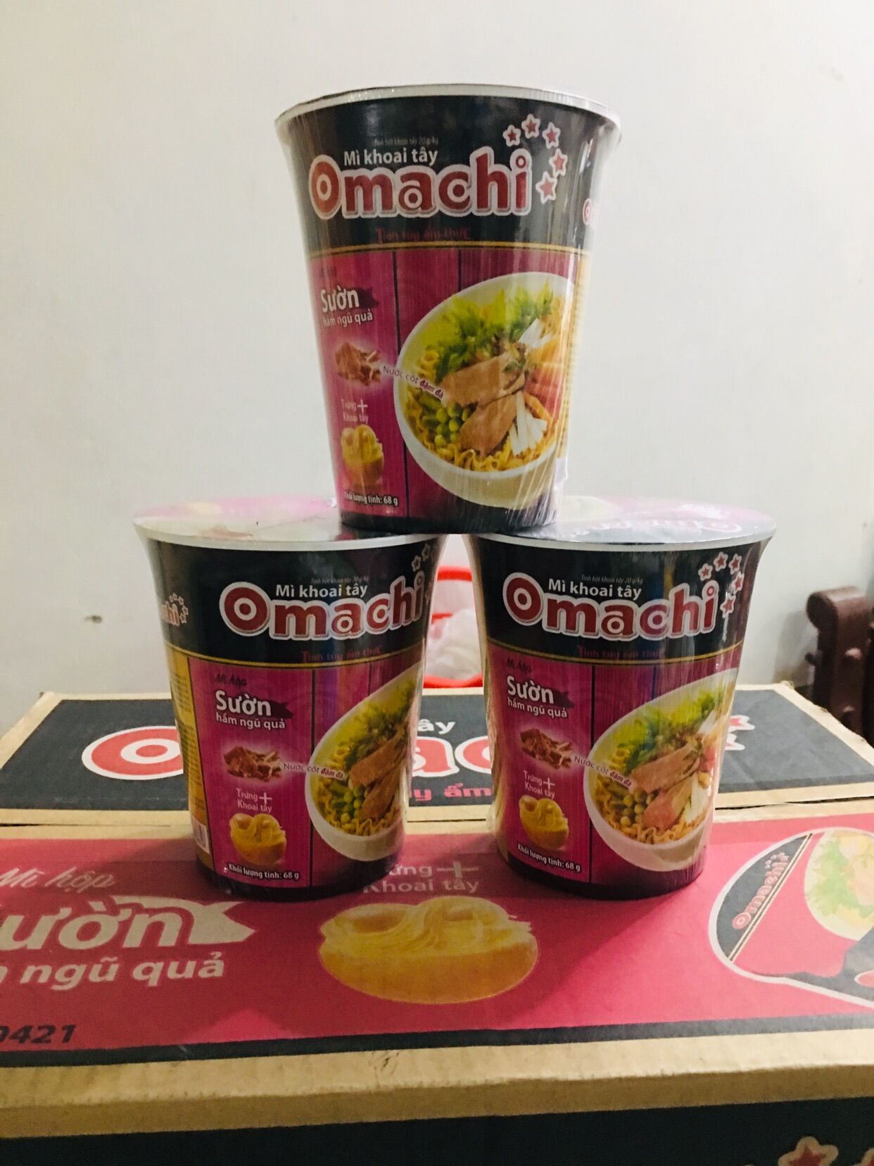 Mì omachi hộp 68g