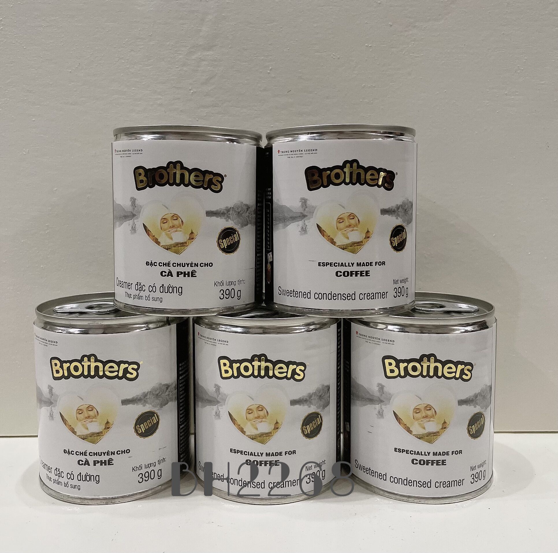 Hộp sữa đặc có đường brothers 390g