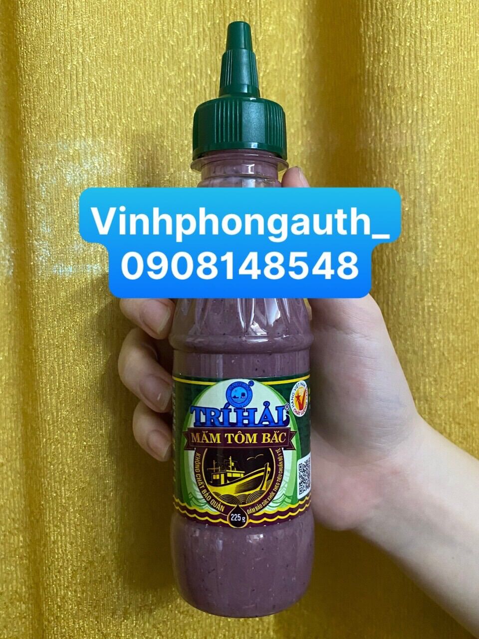 Mắm tôm Trí Hải dạng chai 225gr