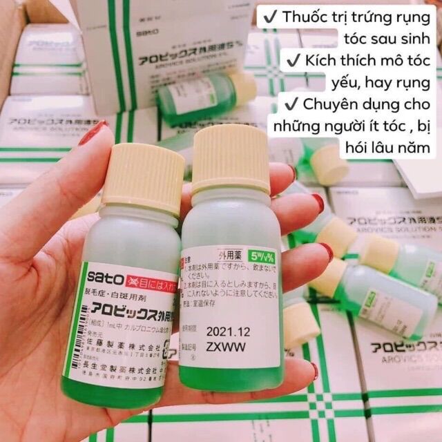 Tinh chất mọc tóc sato nhật bản 30ml