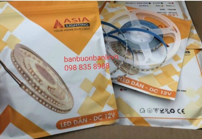 Cuộn led  5m dây dán 12V 2835 - 120 chip led ASIA