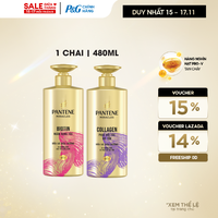 Dầu Xả Siêu Dưỡng PANTENE Miracles Ngăn Rụng Tóc/ Phục Hồi Hư Tổn Chai 480ML