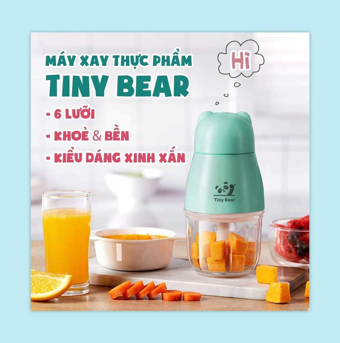 Cối thủy tinh máy xay tiny bear 0.3l