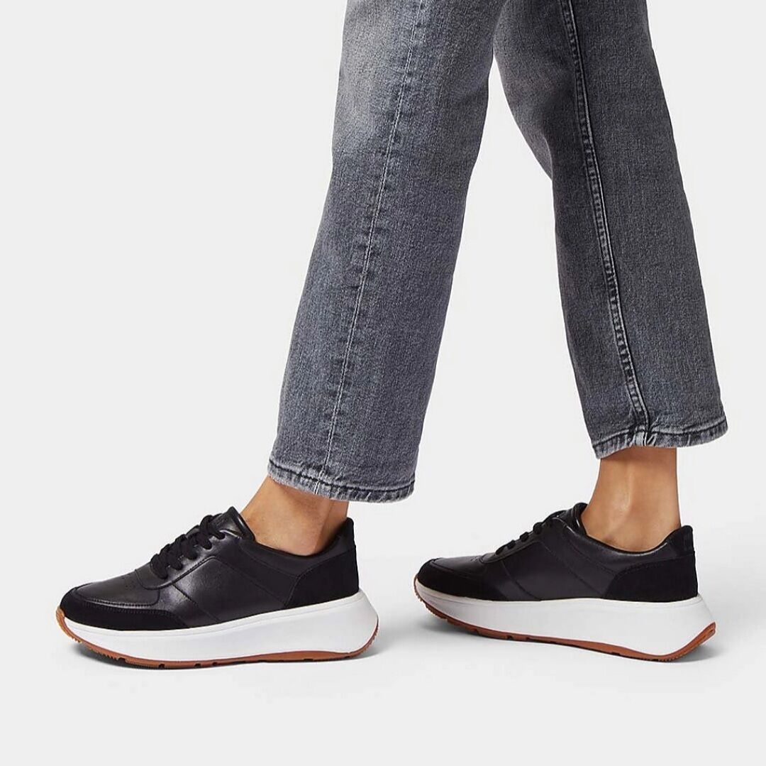 Giày thể thao FitFlop F-Mode da thật cho nữ