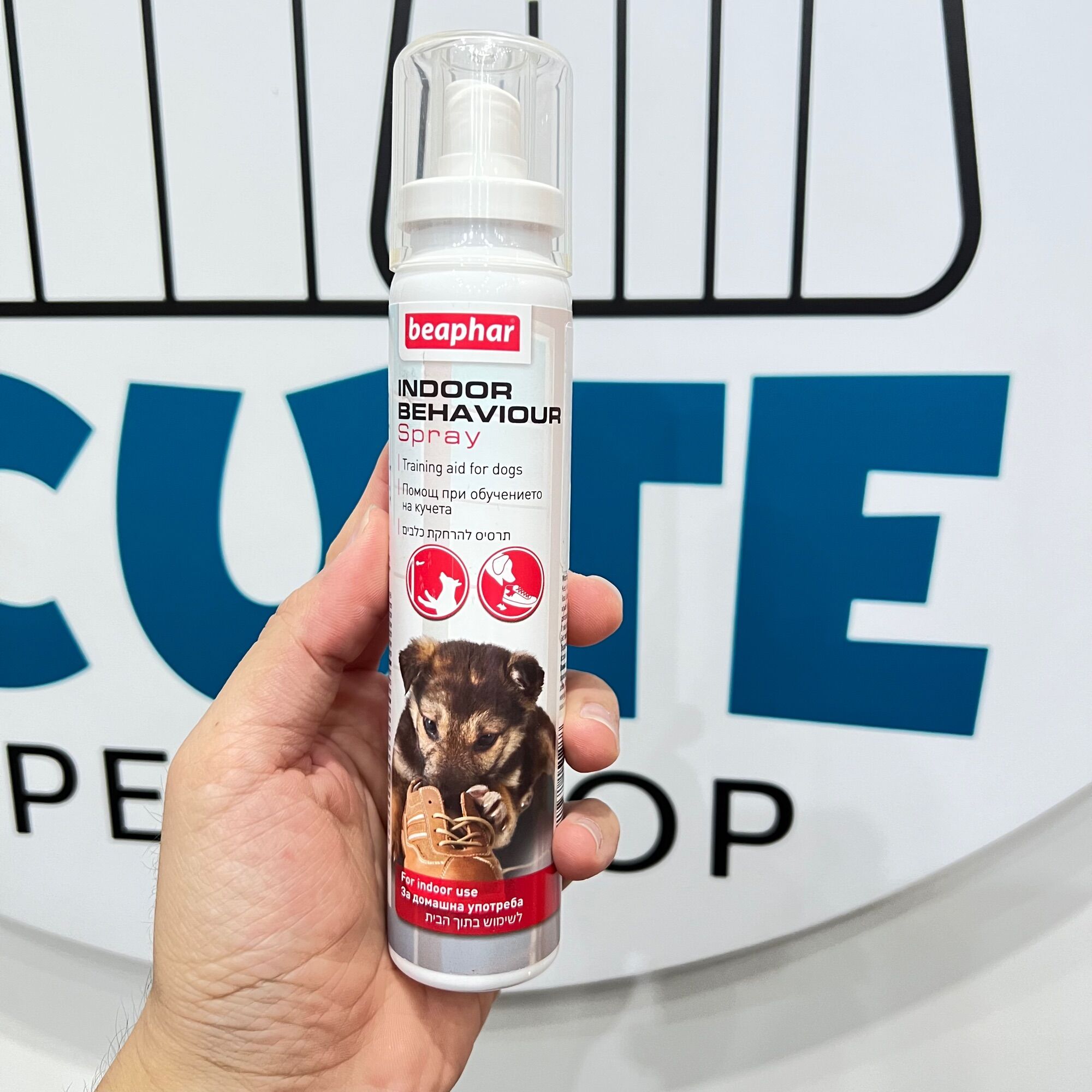 Xịt chống mèo/ chó cào phá đồ Beaphar Indoor Behavior 125ml