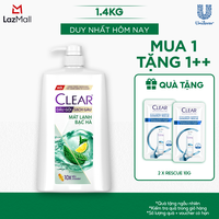 Dầu gội sạch gàu Clear Mát Lạnh Bạc Hà 1.4kg