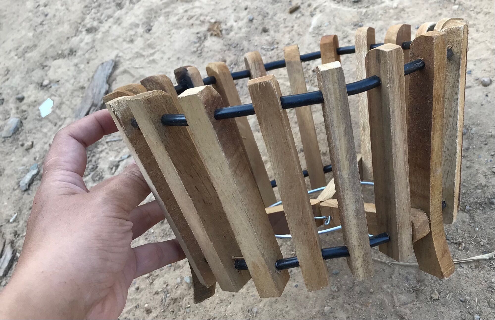 Chậu gỗ tròn F20