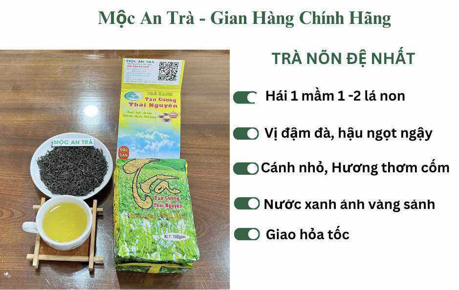 Chè Nõn Tôm Tân Cương Thái Nguyên Loại 1 (Chè Nõn Đệ Nhât ) 200 gam