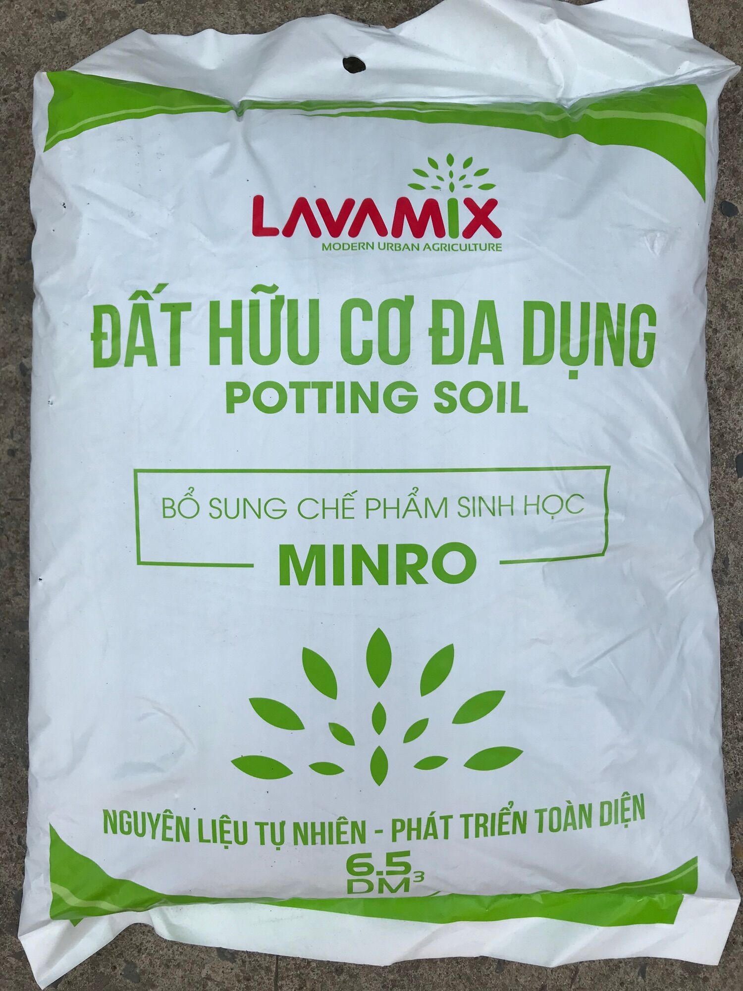 Đất sạch hữu cơ Lavamix gói 6,5dm3