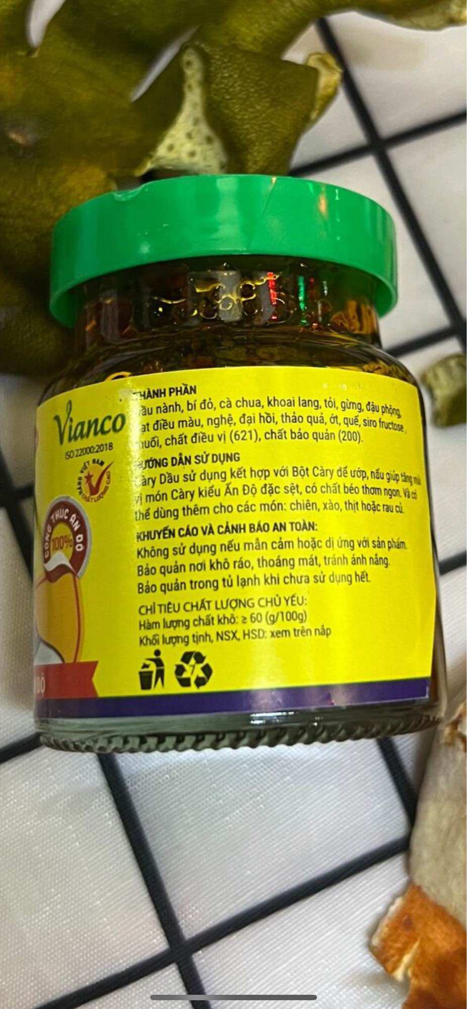 Cà ri dầu Vianco ( chuyên nấu cari )-  50gr