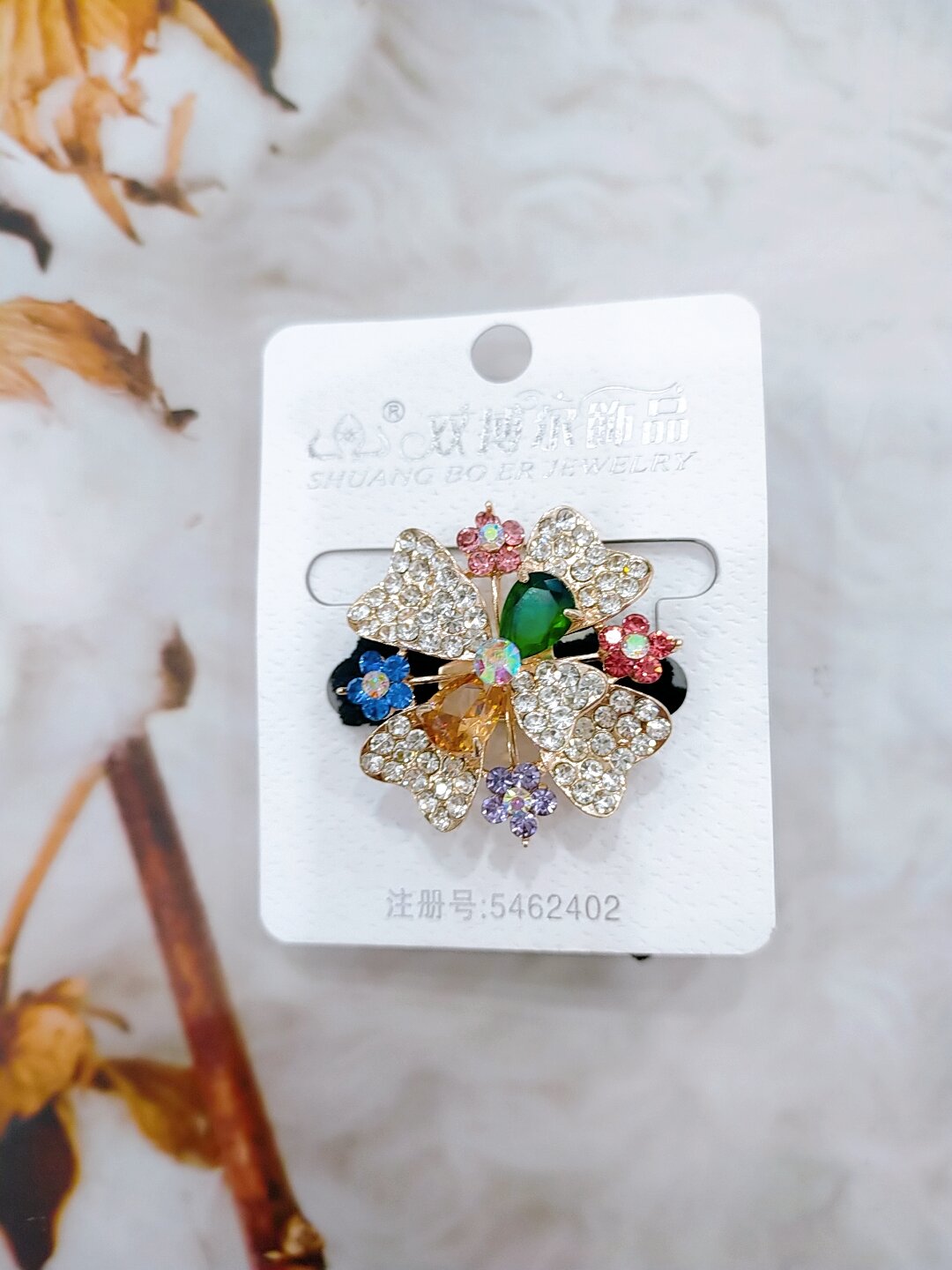 Cột tóc nhung đính đá cao cấp M2