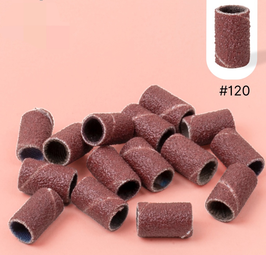 ĐẦU MÀI GIẤY NHÁM CHÀ MÓNG ( SET 15 CÁI )