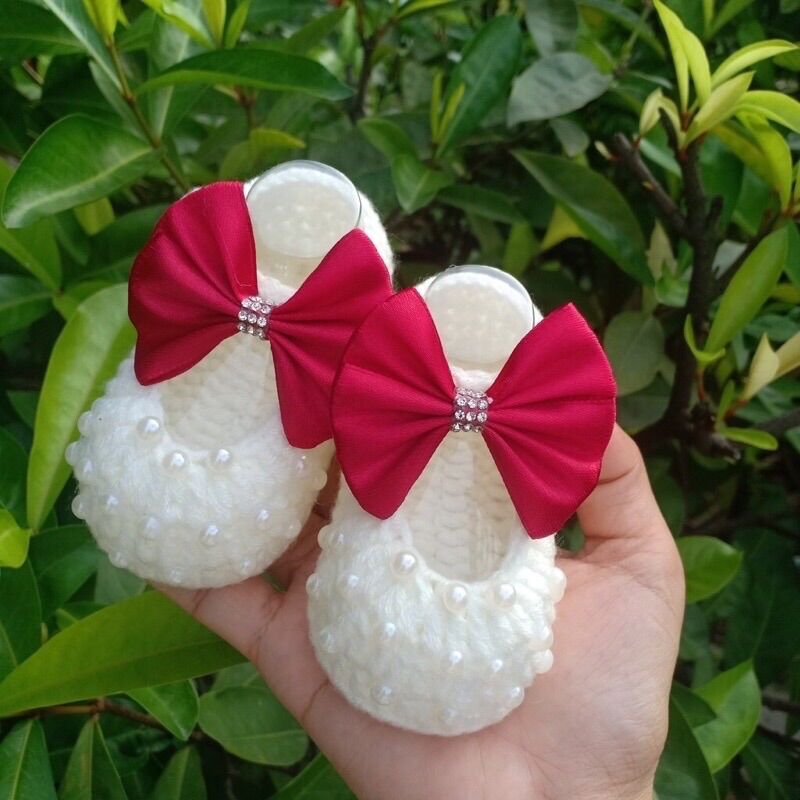Giày nơ cho bé đính ngọc