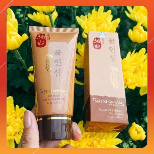 Sữa rửa mặt cao mụn sâm đỏ 36 vị - mật nhân sâm