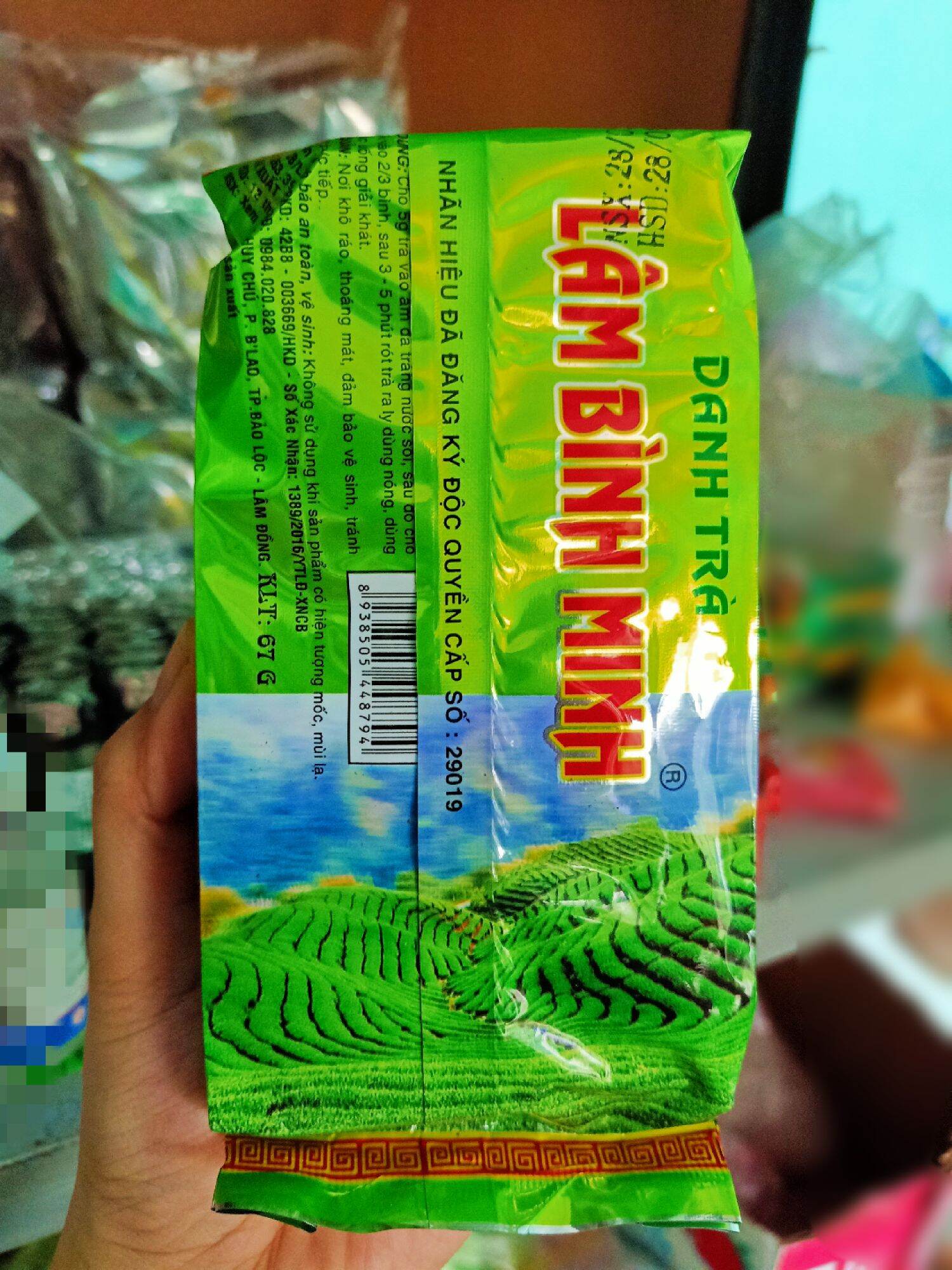 Trà Sâm dứa thơm ngon-1 gói
