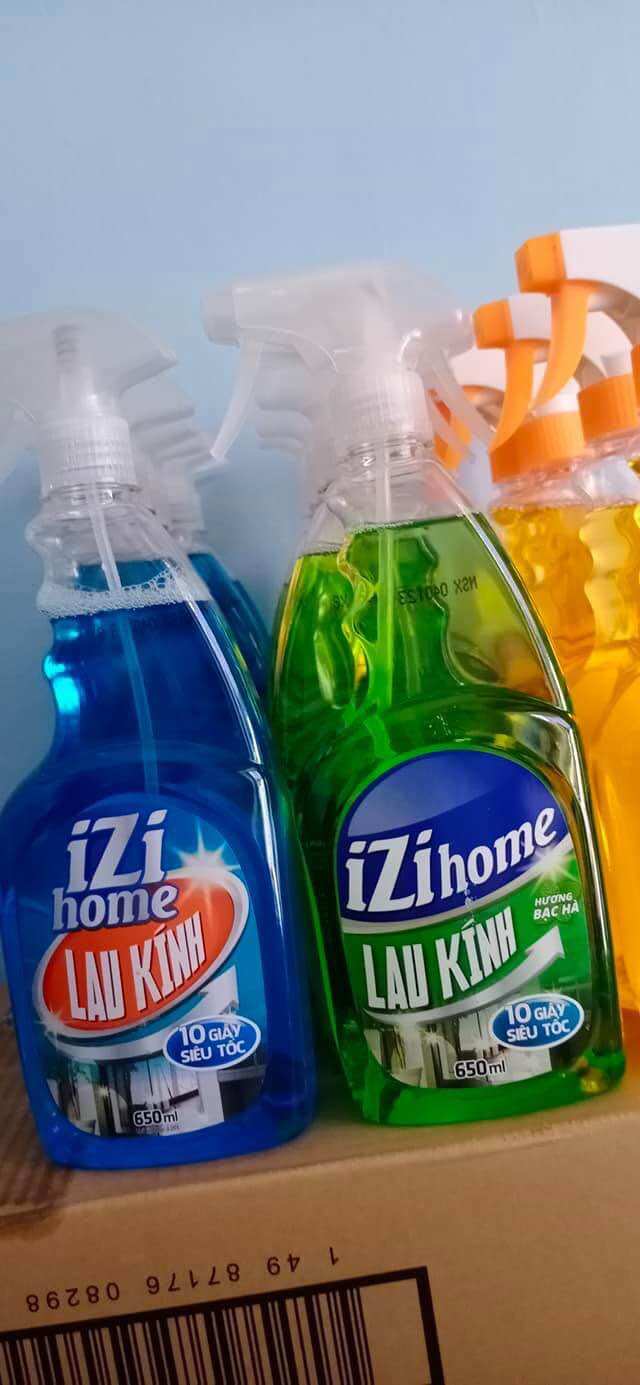 Nước lau kính IZI HOME chai 650ml