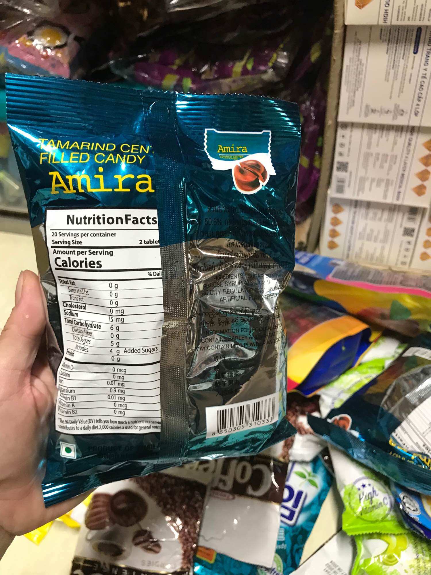 Kẹo Me Thái Amira gói 120g