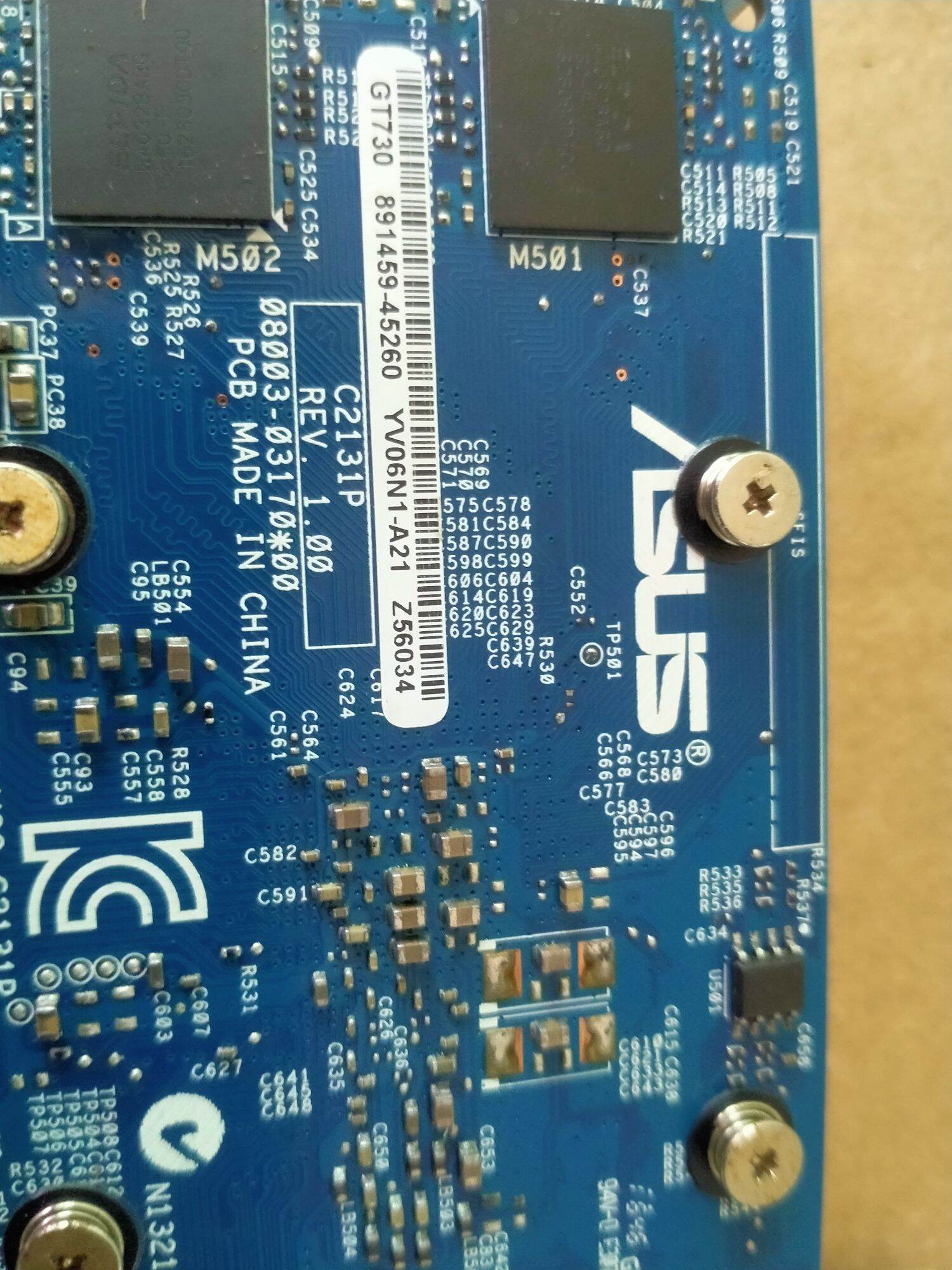 VGA - Card đồ họa asus  GT 730 2GD5 (bo lùn)