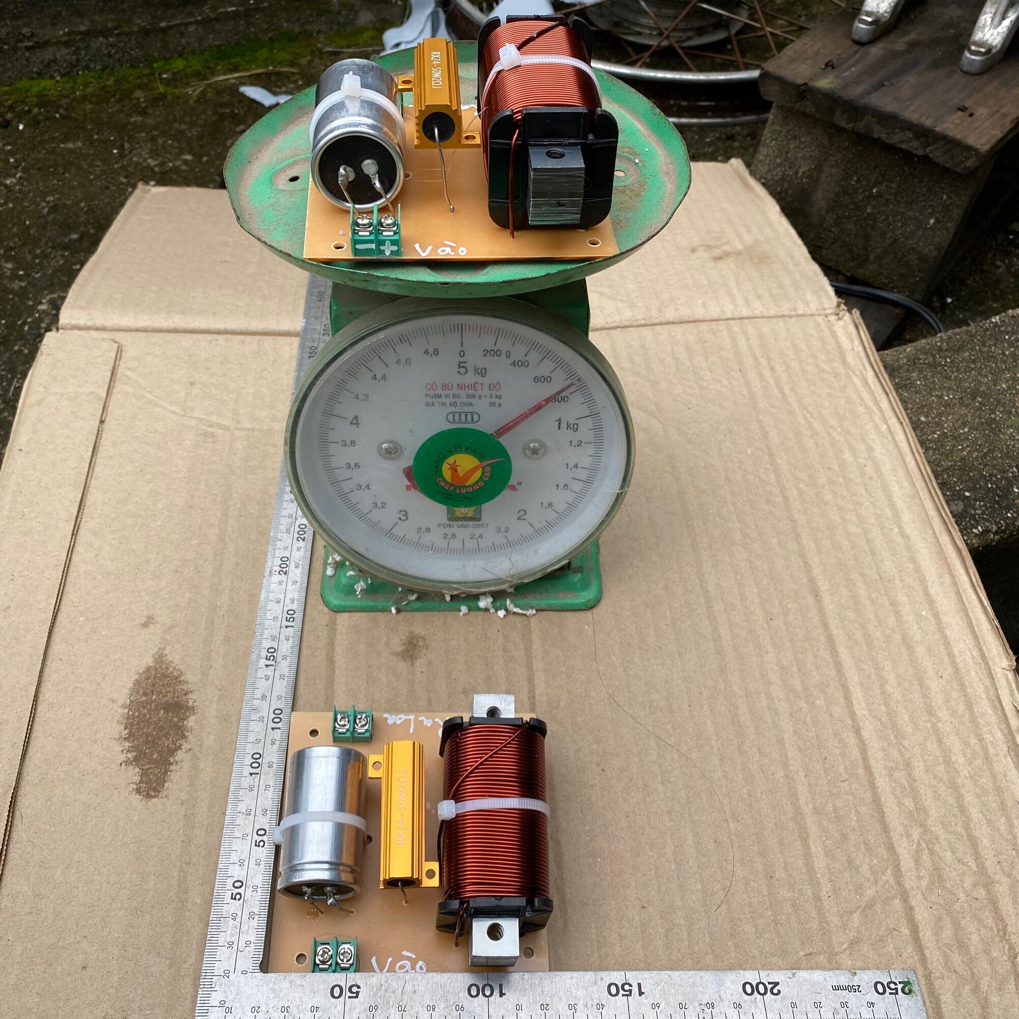 Phân tần loa sub hơi bass 50 coil 100