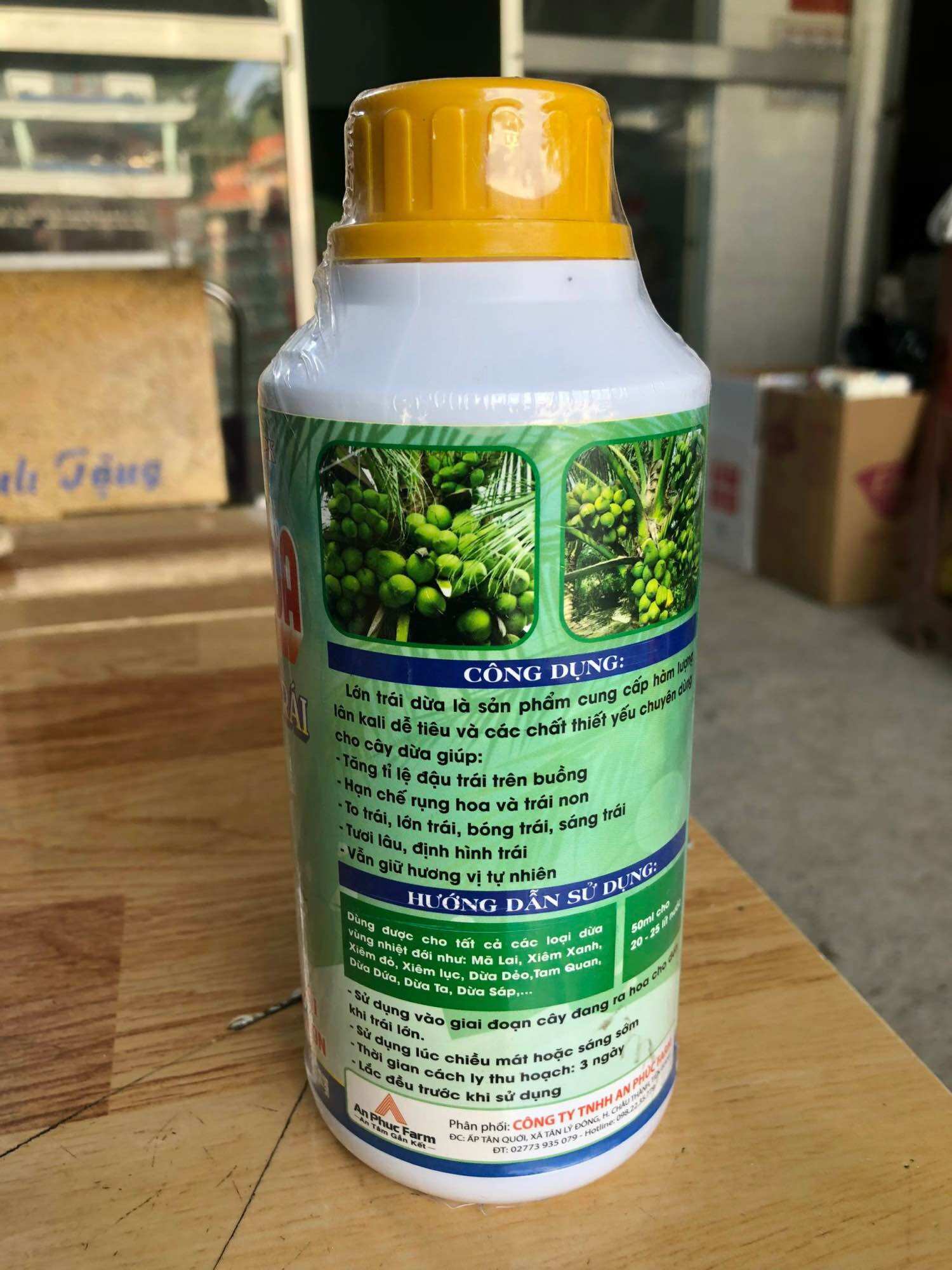phân bón lá Lớn trái dừa, chống rụng trái dừa 500ml