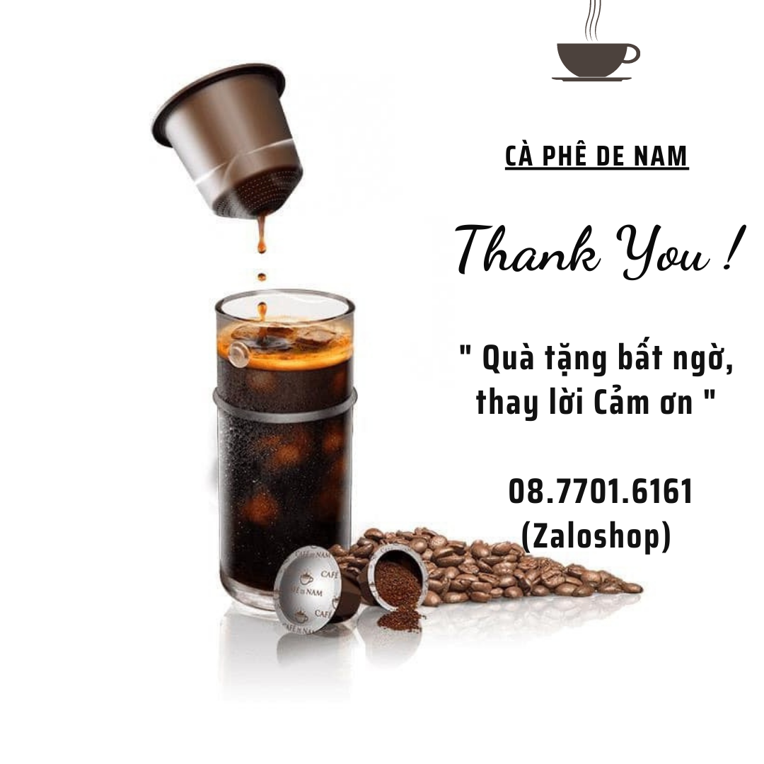 [1BNEW2023][1/2 Thùng 240 viên] Cafe viên nén nespersso Cafe Denam