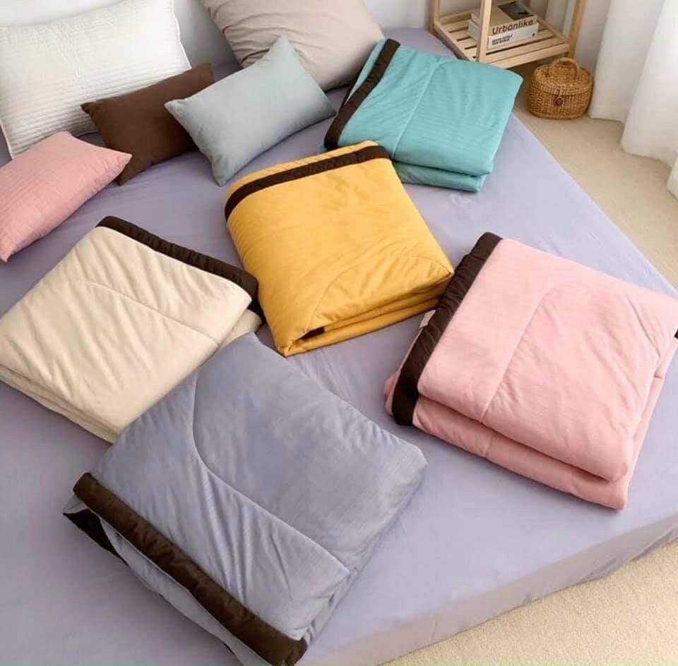 Set chăn ga gối cotton tici, bộ chăn ga tici mát mẻ cho mùa hè.