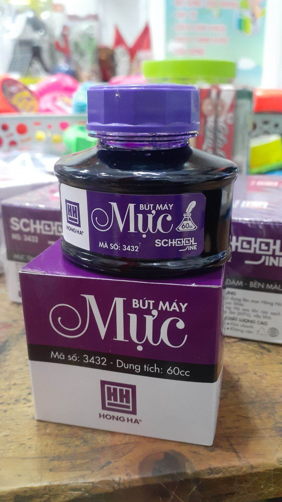Mực tím Hồng Hà 3432 60cc
