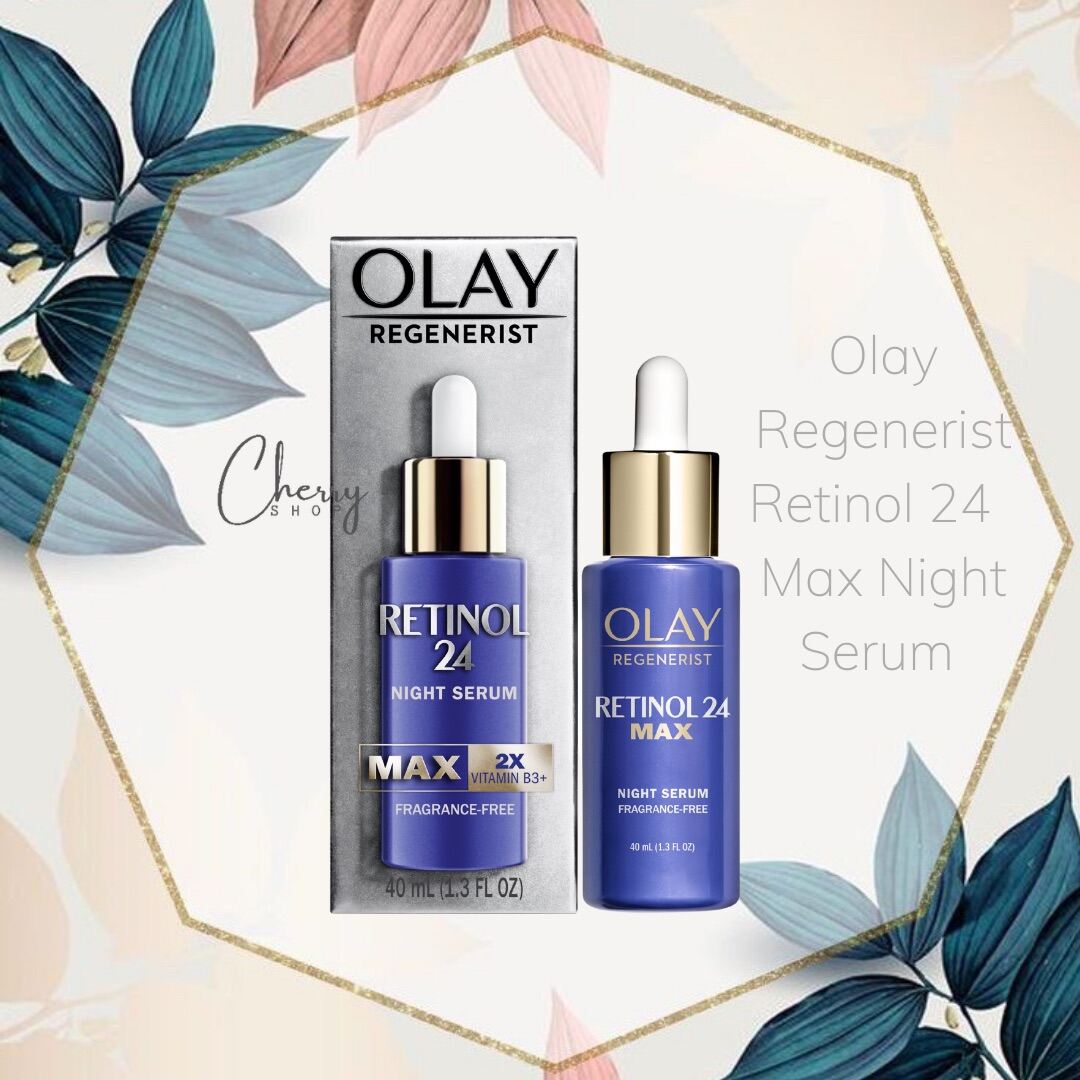 [Hcm][Hàng Usa/New] Tinh Chất Serum Dưỡng Da Ban Đêm Olay Retinol 24 Max Night Serum (40Ml)