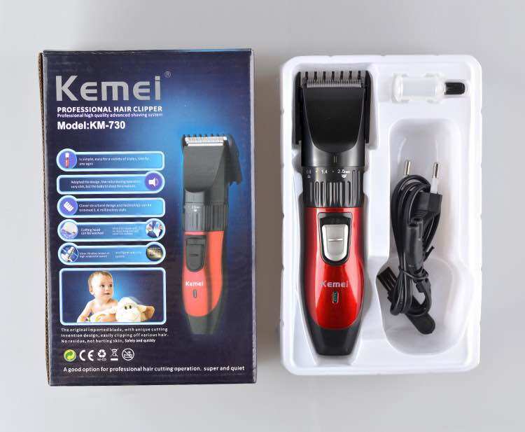 Tông đơ cắt tóc trẻ em người lớn tại nhà Kemei