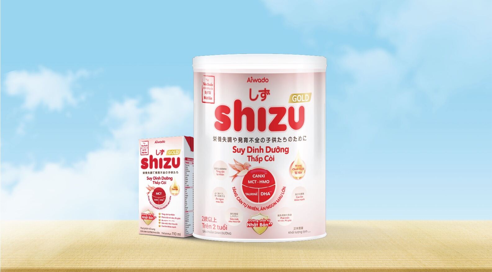 Tặng gấu bông - COMBO 6lon sữa Shizu suy dinh dưỡng 810g