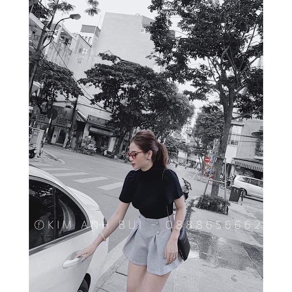 Áo len tay bồng Quảng Châu