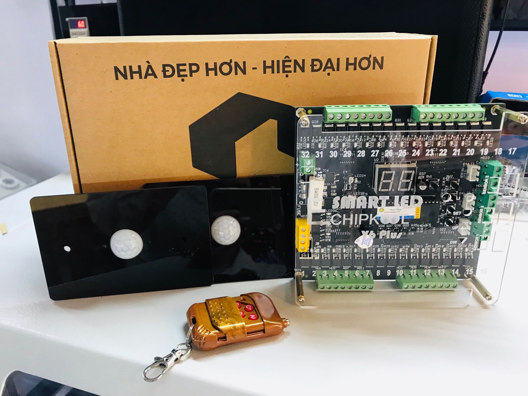 Mạch đèn led cầu thang thông minh V6 Plus 2022 Full