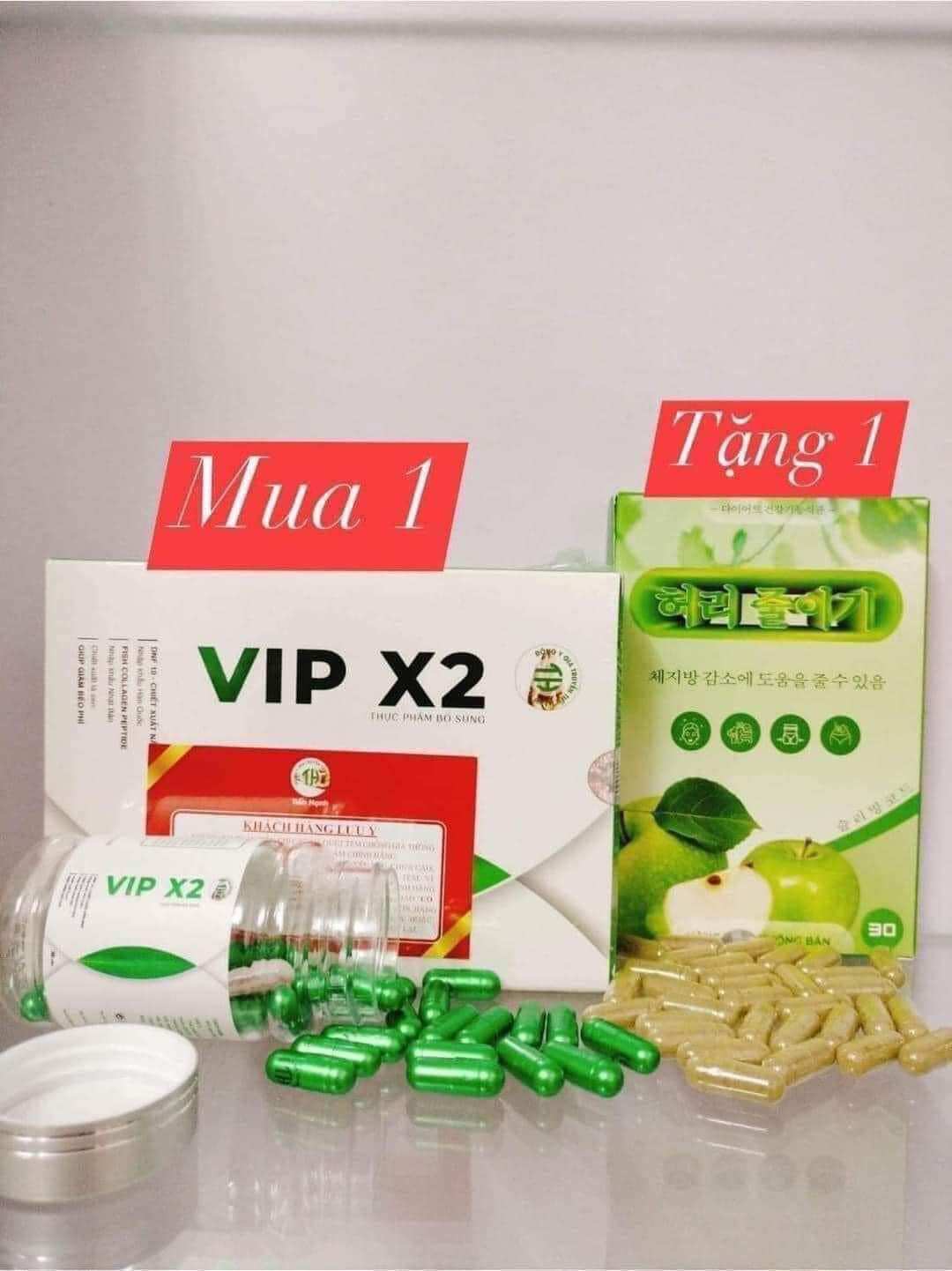 GIẢM CÂN TIẾN HẠNH VIP X2 ( mua 1 tặng 1 )