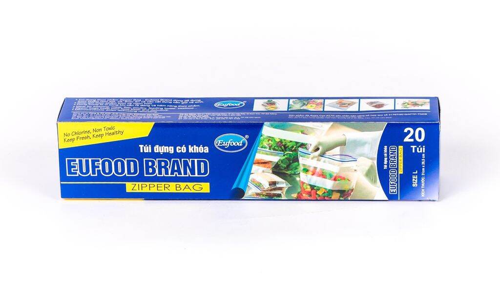 Túi zipper bảo quản nhãn hiệu eufood - 20 chiếc/hộp size l
31cm*26.5cm - hàng việt nam chất lượng cao