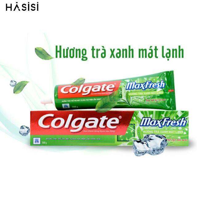 2 TUÝT KEM ĐÁNH RĂNG BẠC HÀ 2 MÀU COLGATE (180G)
